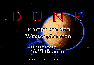 Dune II - Kampf um den Wuestenplaneten (Germany)